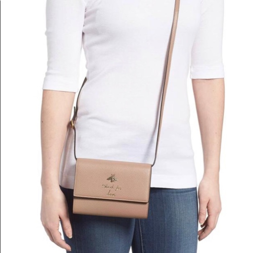 New Gucci Animaler Bee Pink Crossbody 💯 Au…